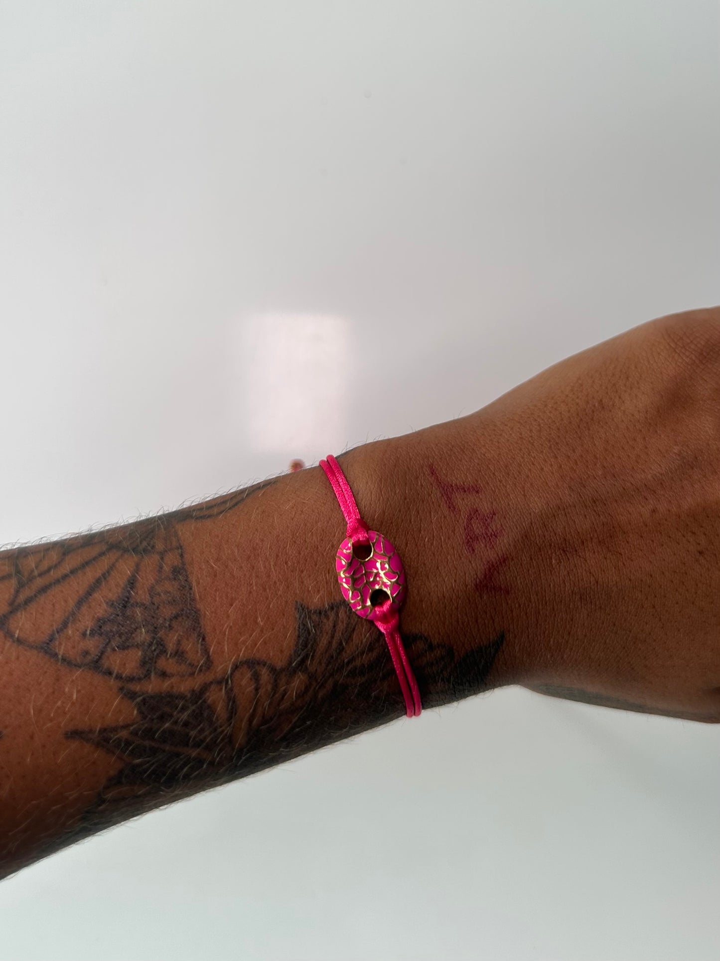 Pink & Gold adjustable bracelet