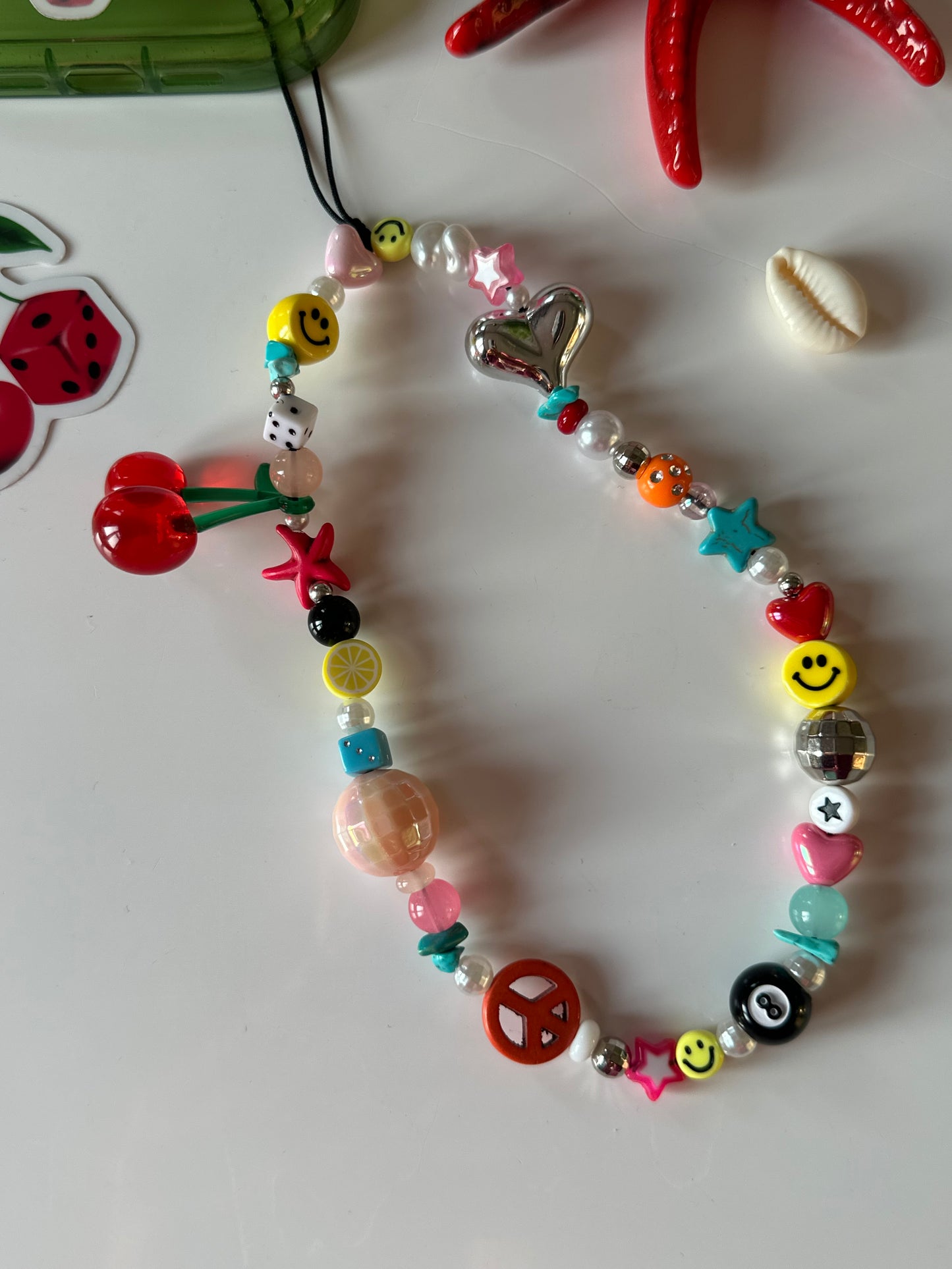 Groovy phone charm