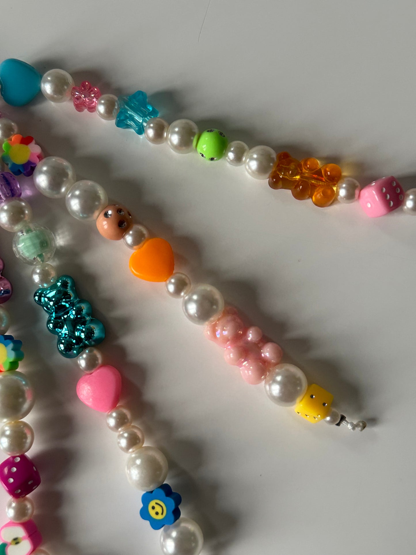 Colourful bag charm