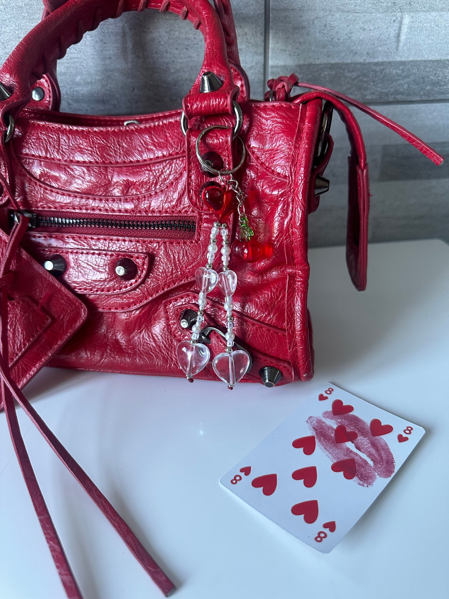 Heart cherry’s bagcharm