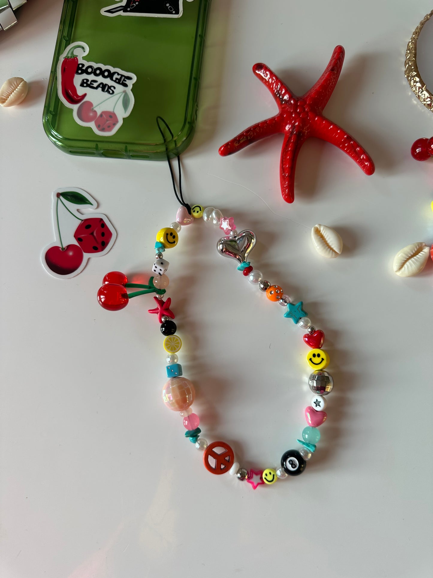 Groovy phone charm