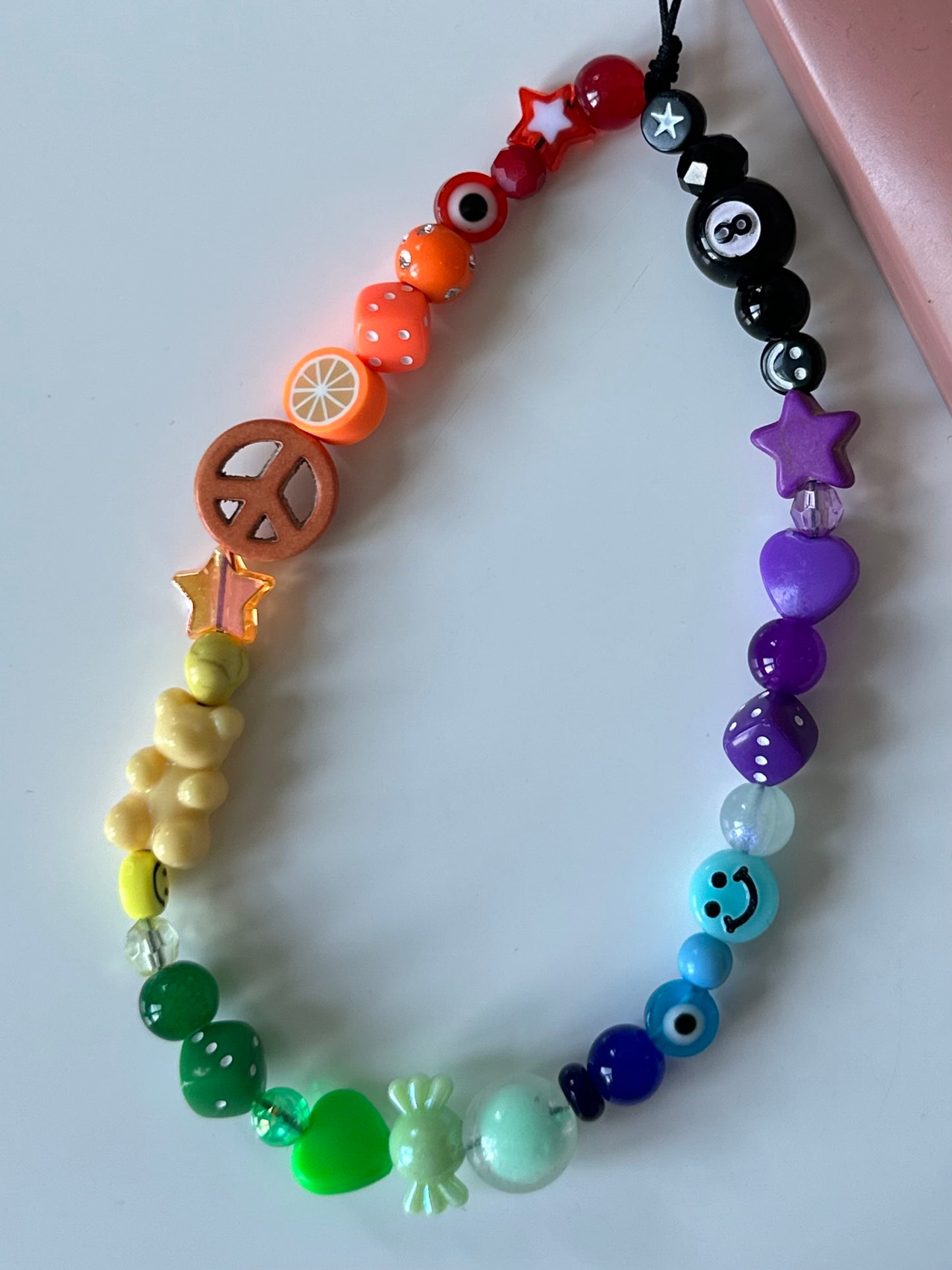 Rainbow phone charm