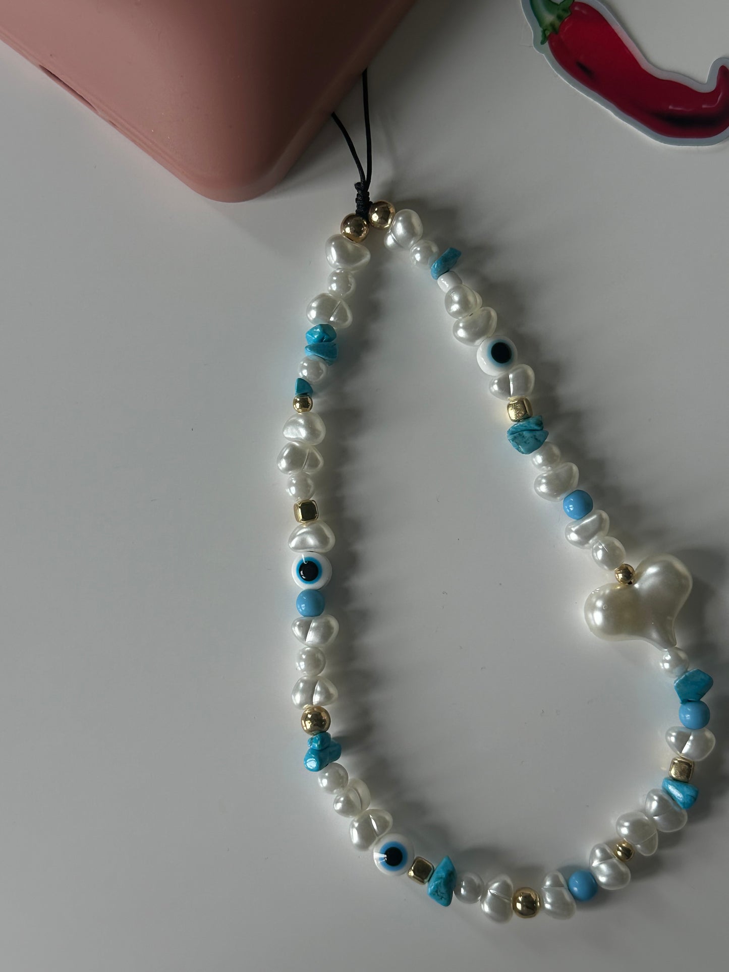 Evil eye phone charm