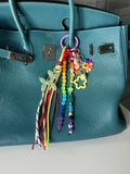 Abby bag charm (green dog)
