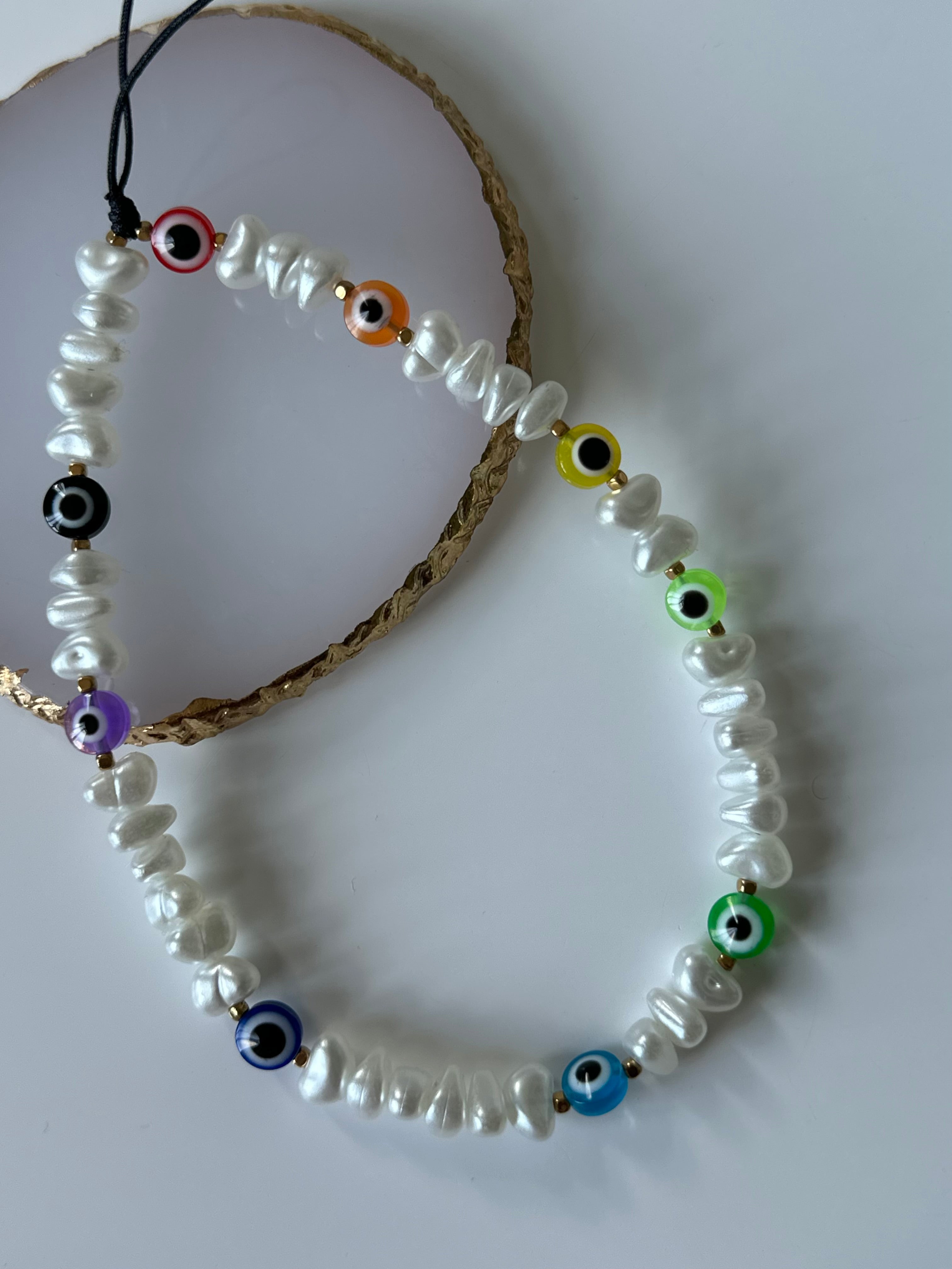 Evil eye phone charm