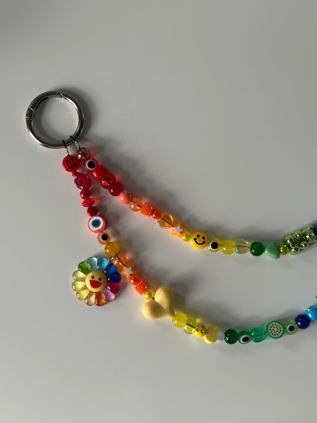 Iris bag charm