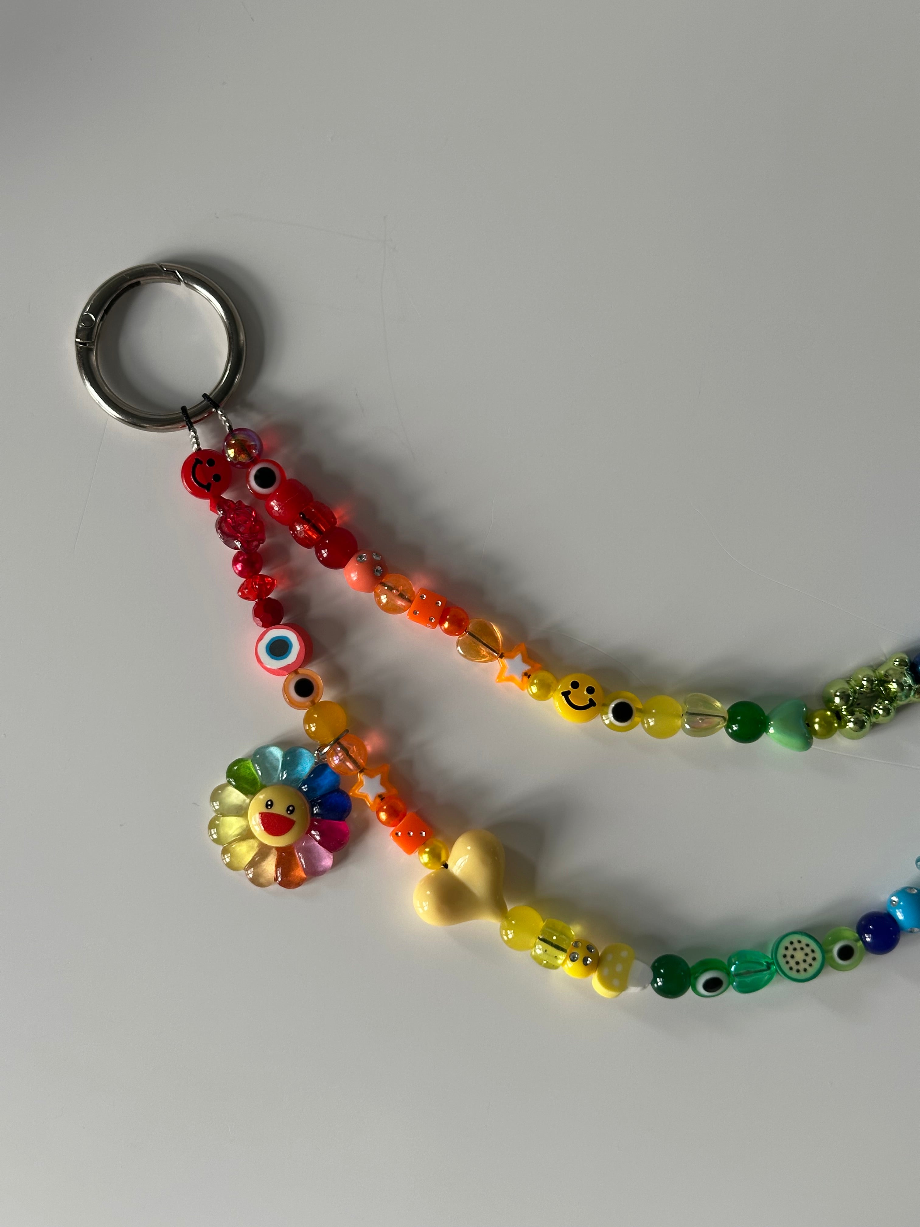 Iris bag charm