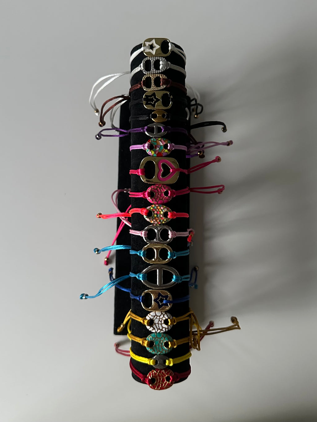 Amethyst adjustable bracelet (gold)