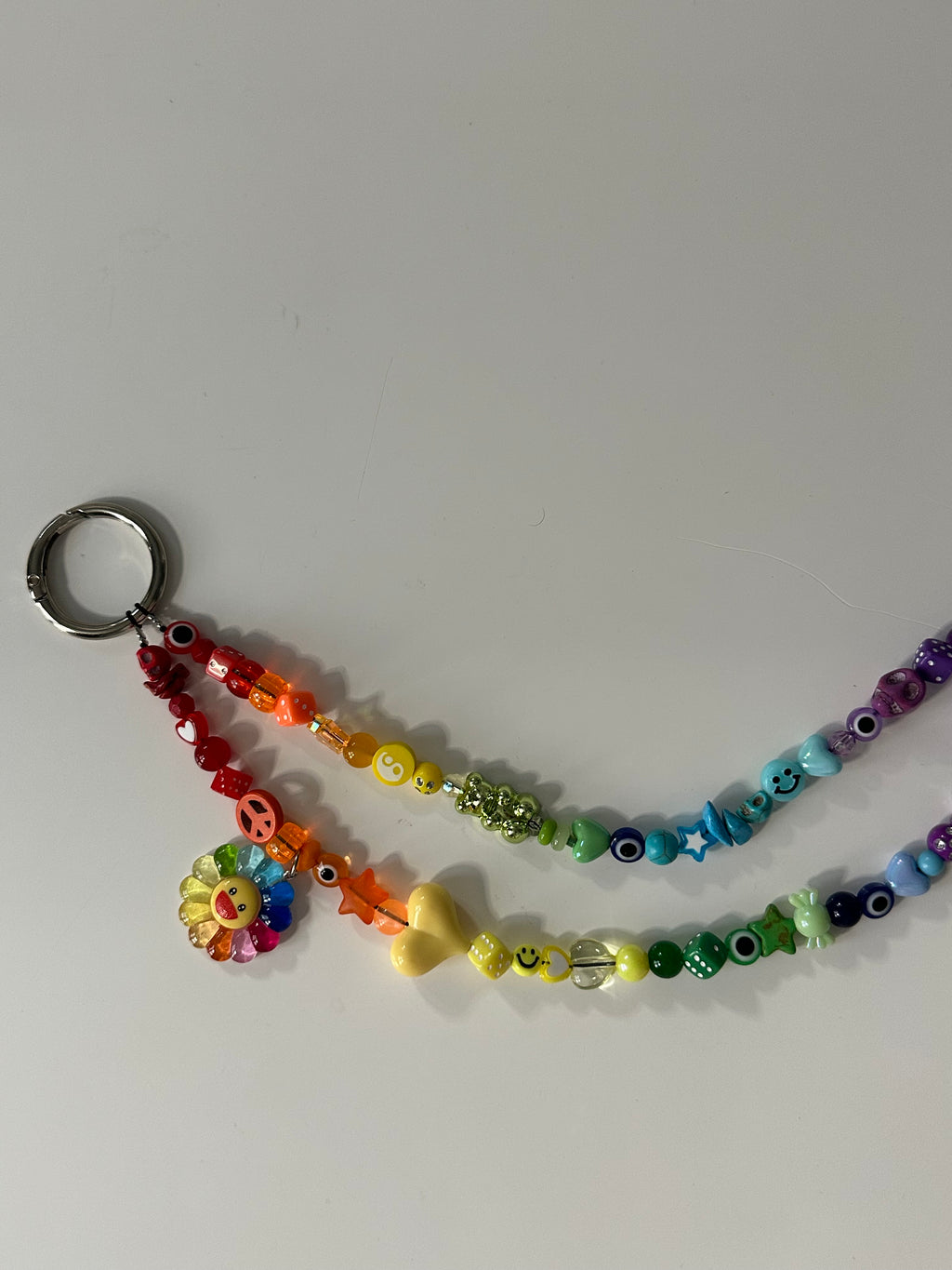 Iris bag charm