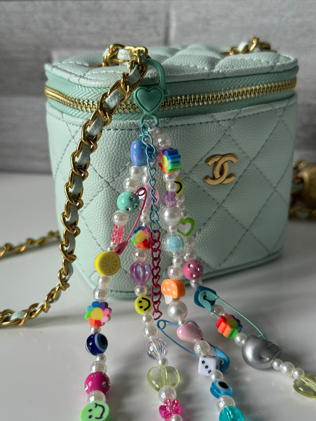 Funky bag charm