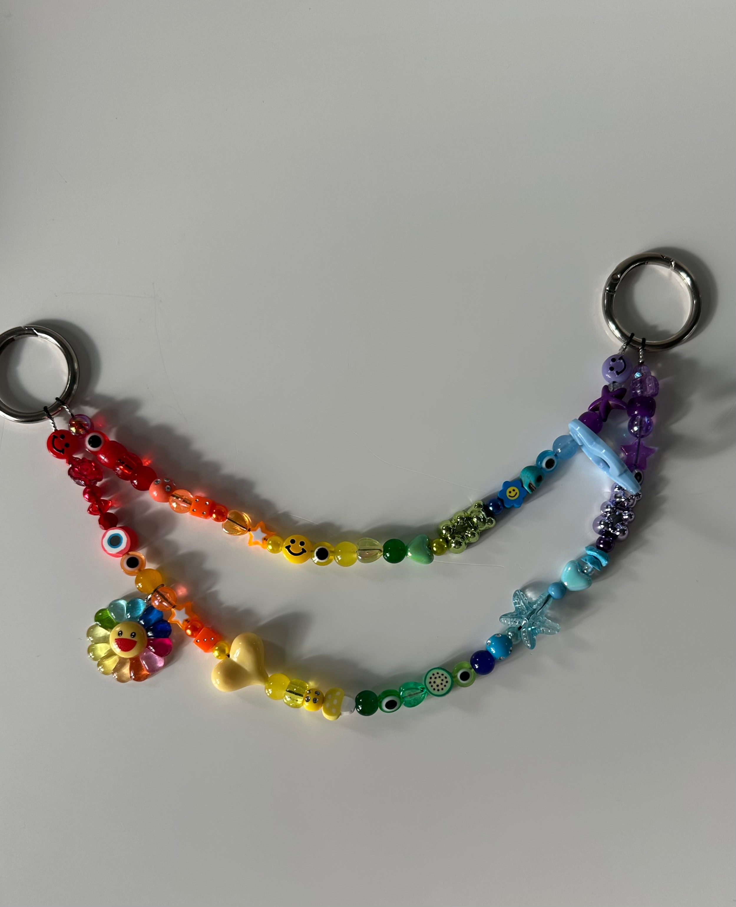 Iris bag charm
