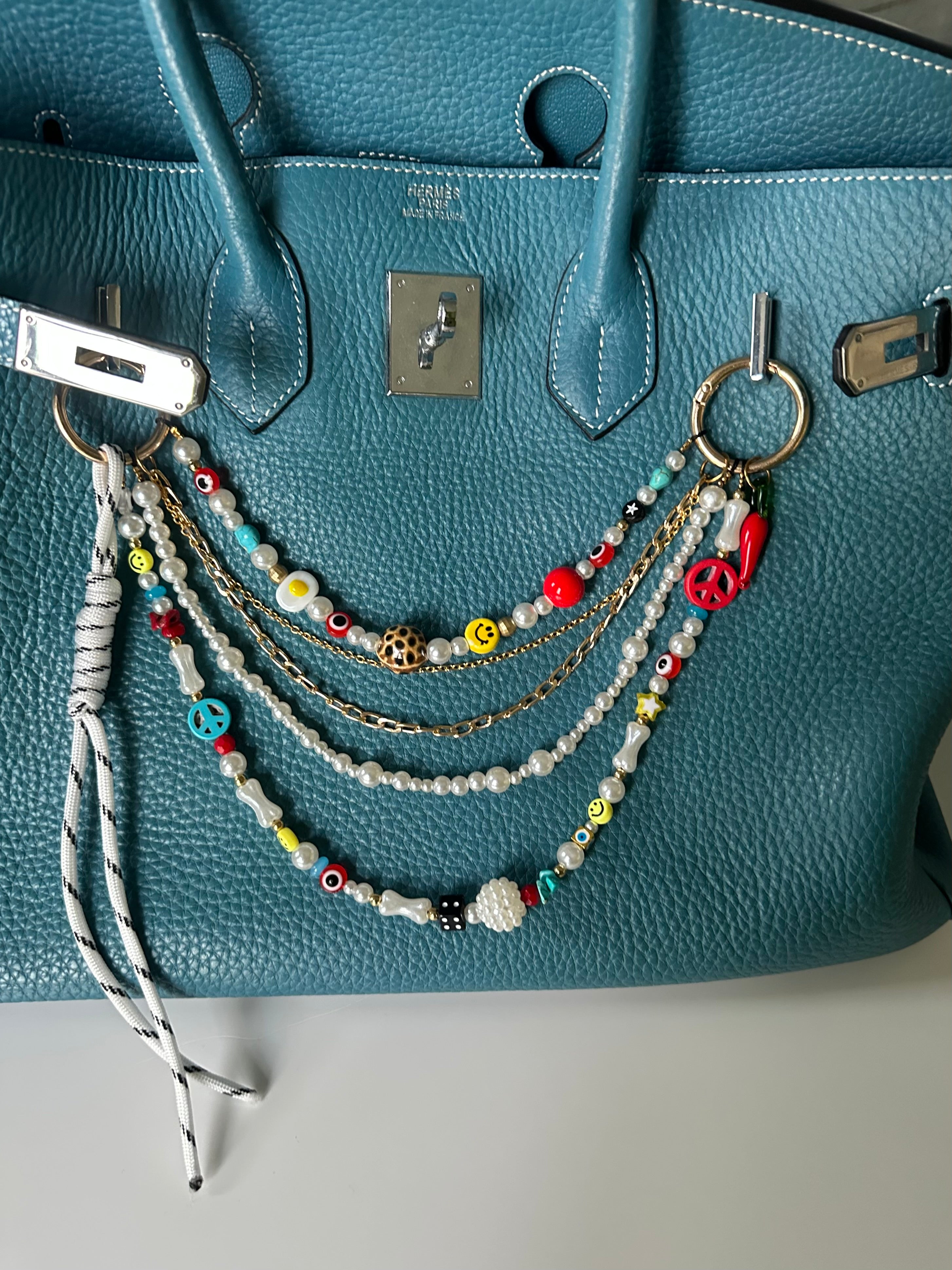 Luxe loop bag charm