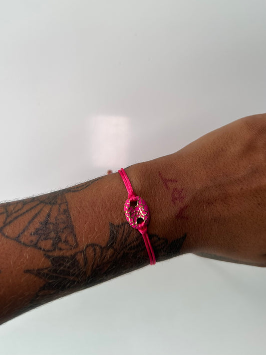 Pink & Gold adjustable bracelet