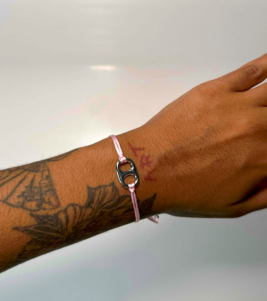bubble adjustable bracelet (silver)