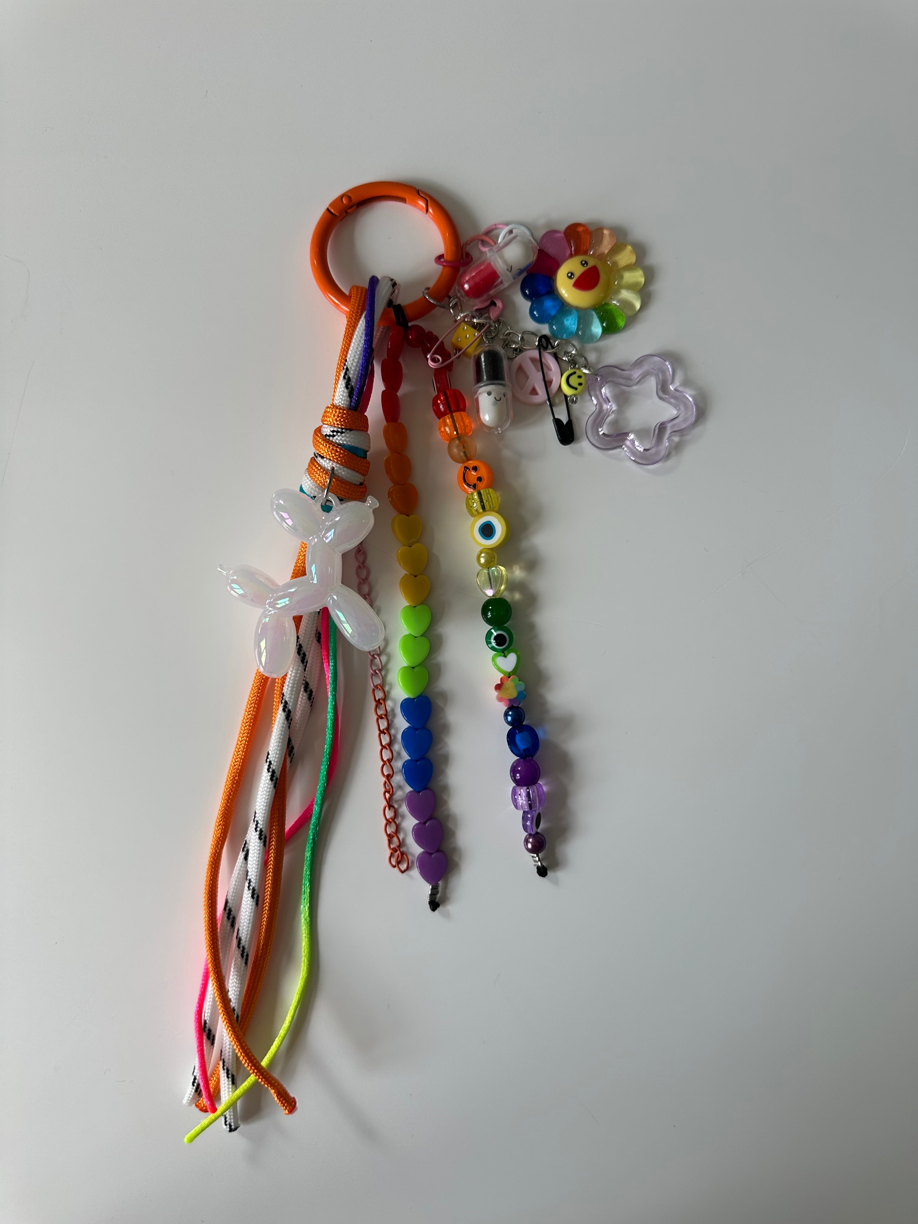 Abby bag charm (orange)
