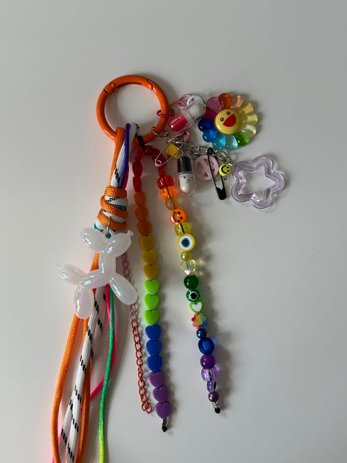 Abby bag charm (orange)