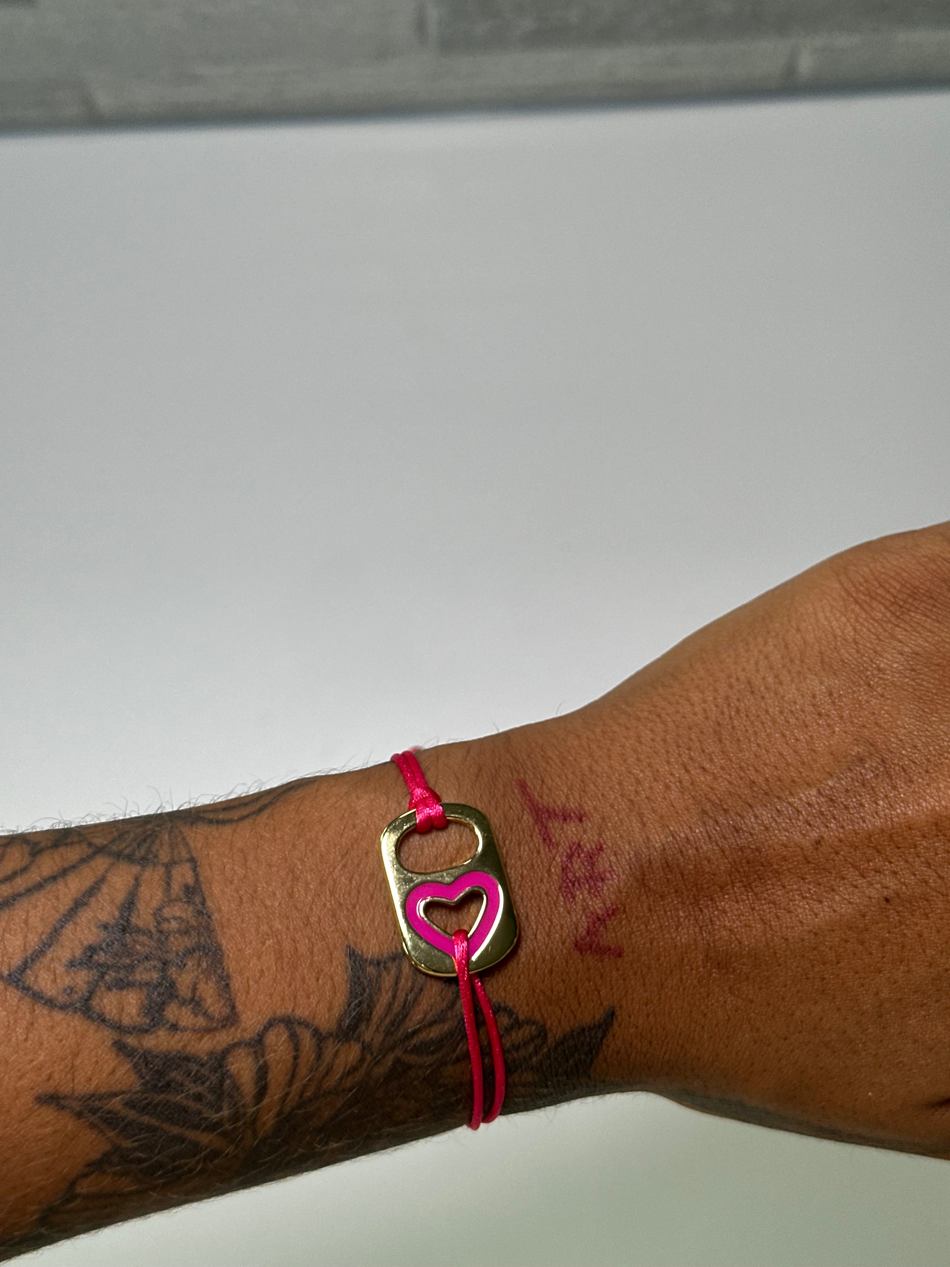 Heart of Gold adjustable bracelet