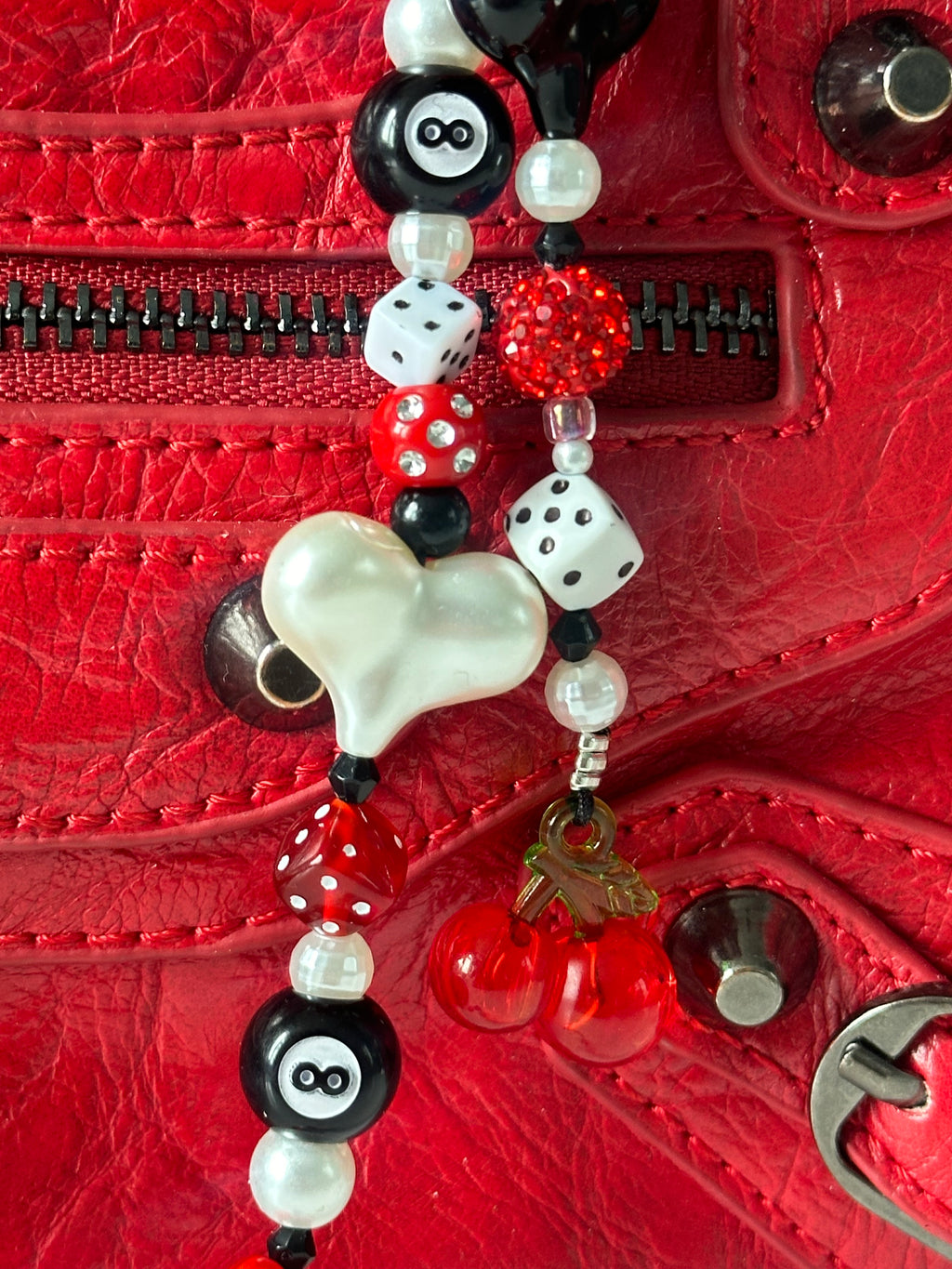 8 cherry’s bag charm