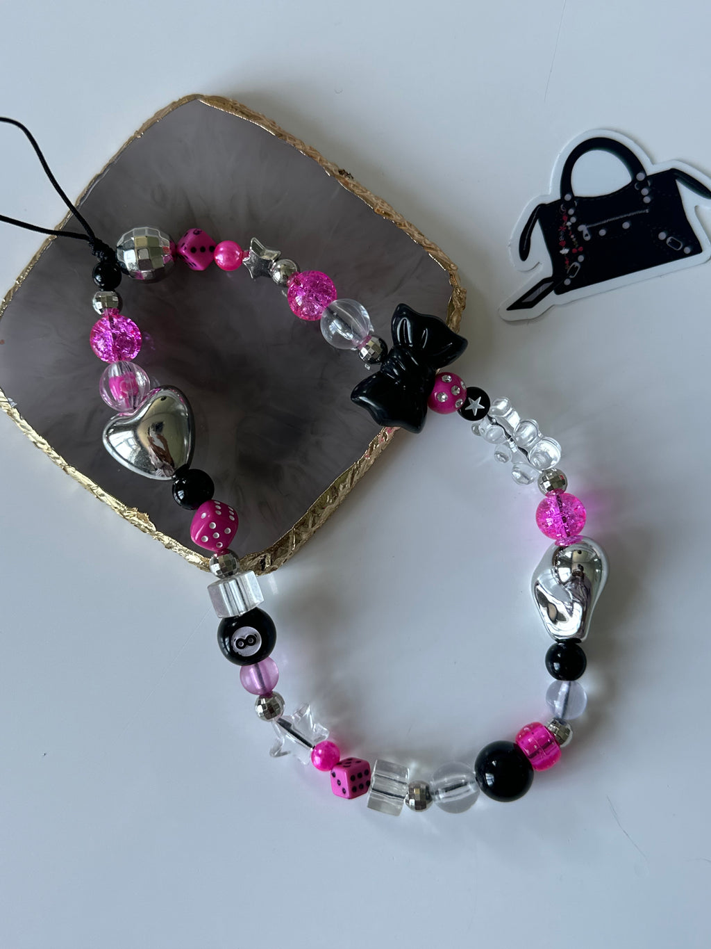 Rockstar phone charm