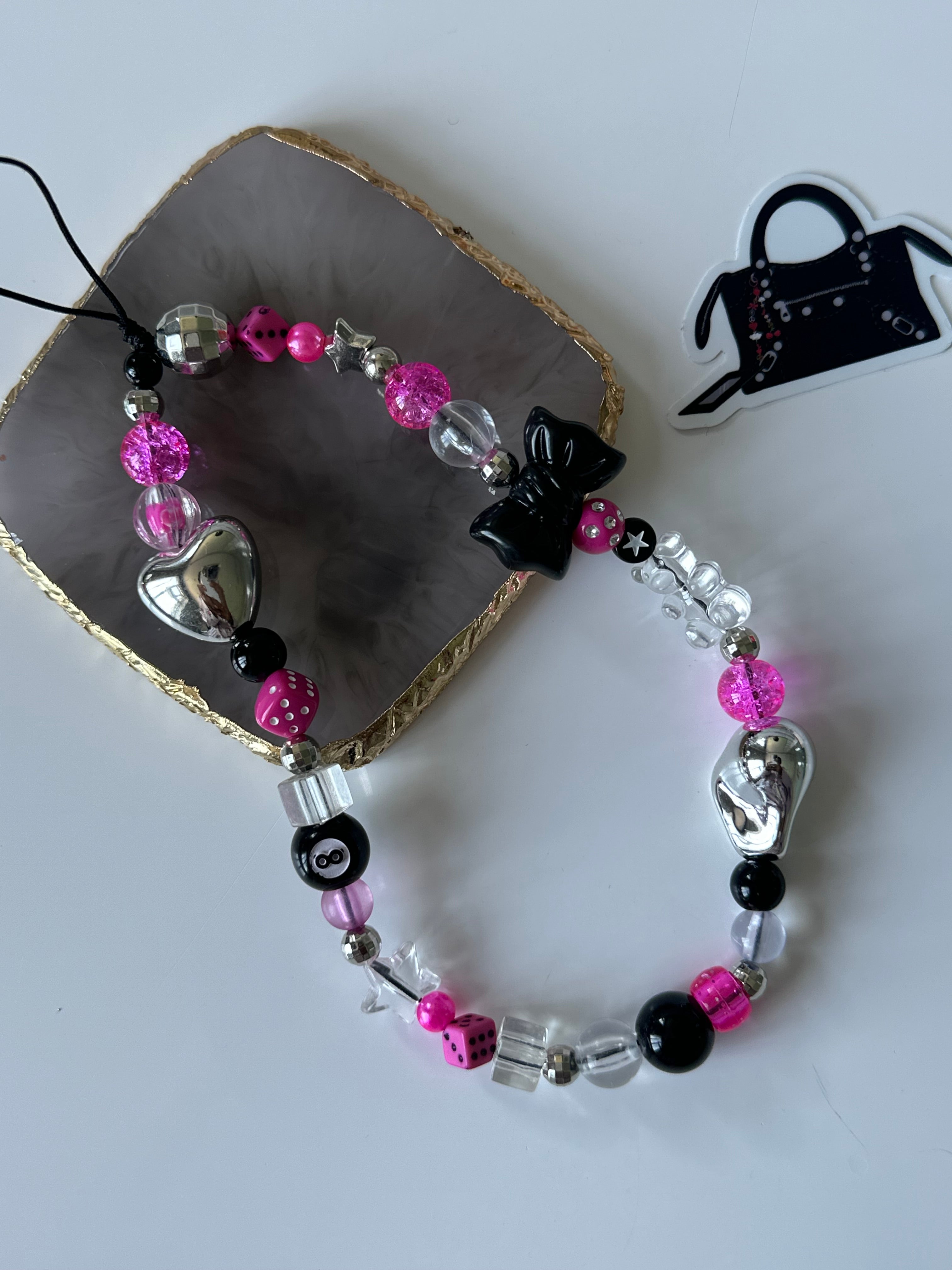 Rockstar phone charm