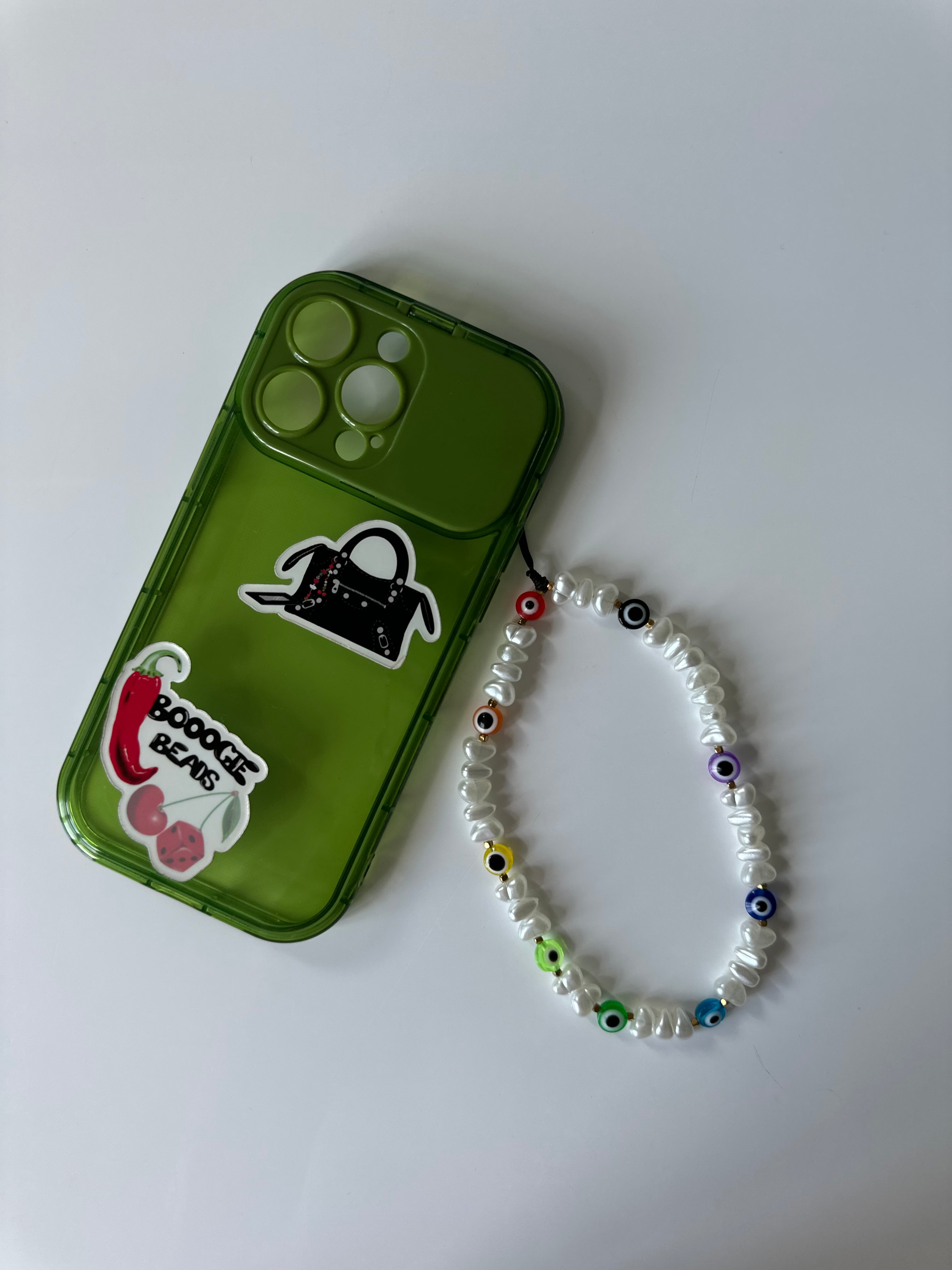 Evil eye phone charm