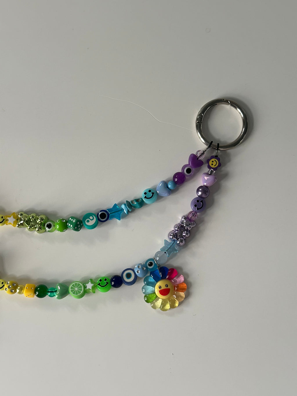Iris bag charm