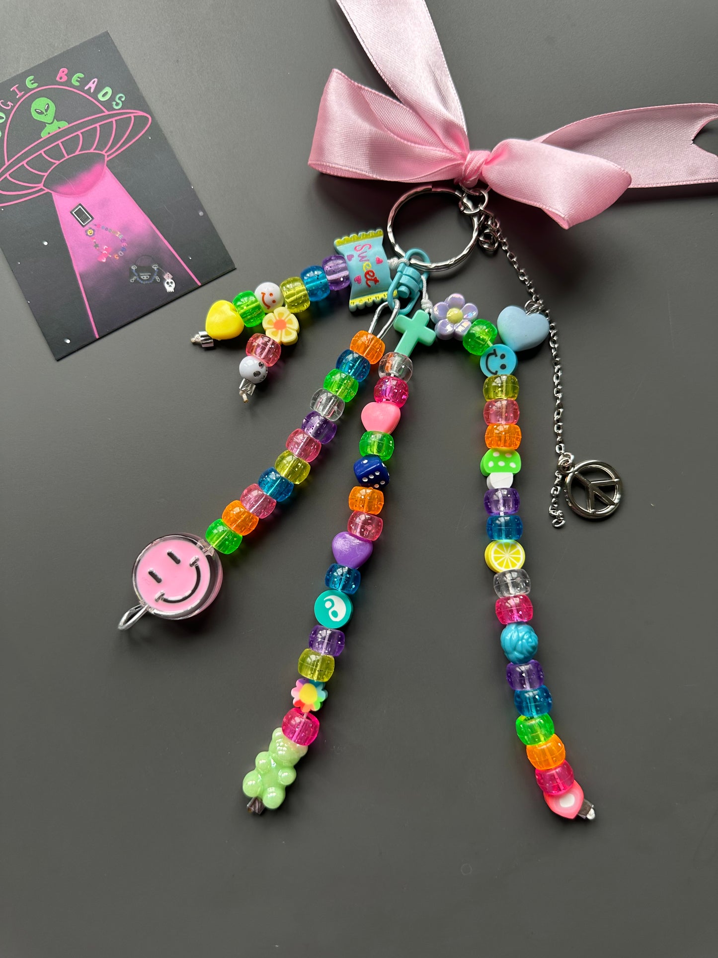 Bow bag charm