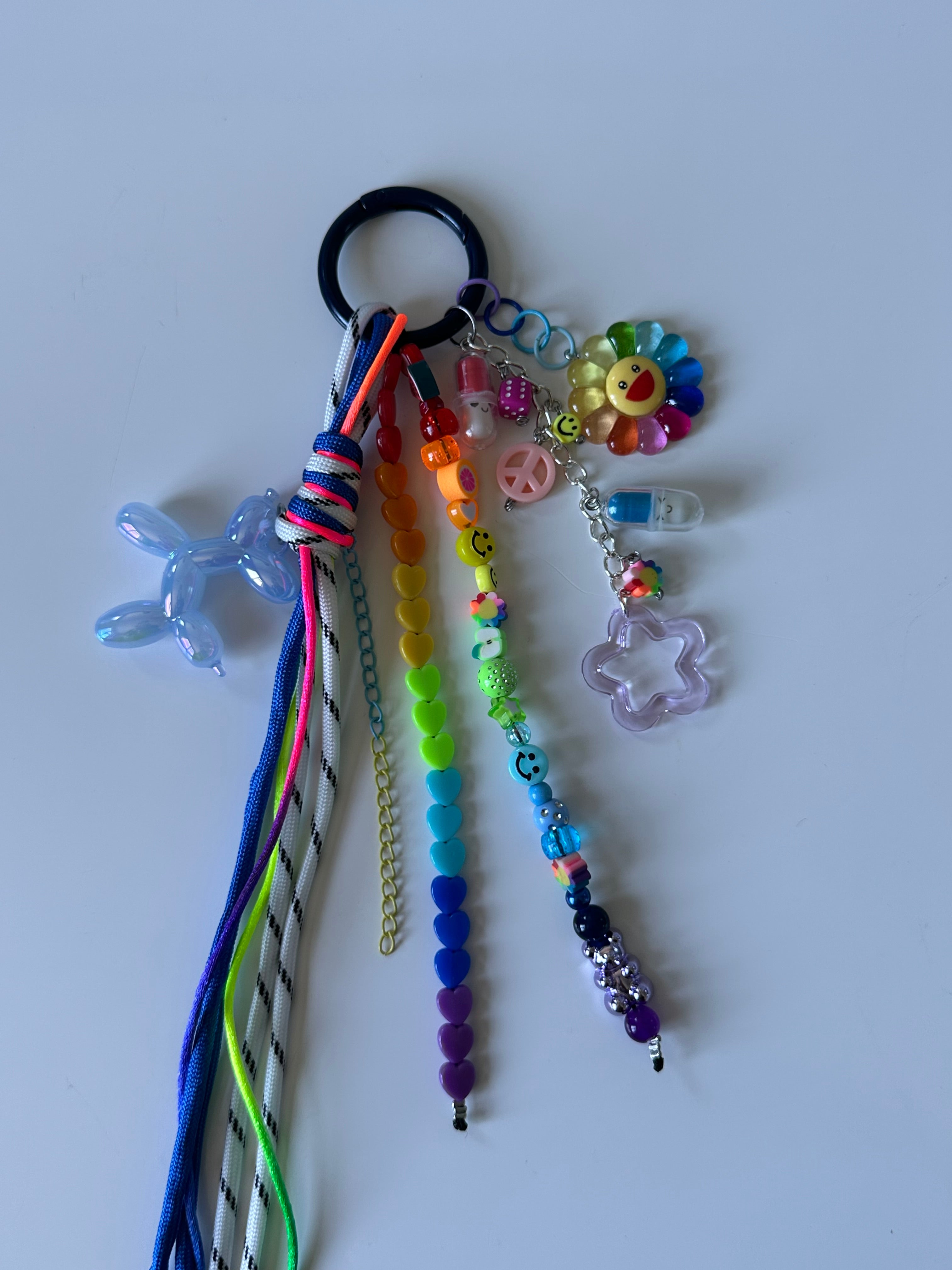 Abby bag charm (blue dog)