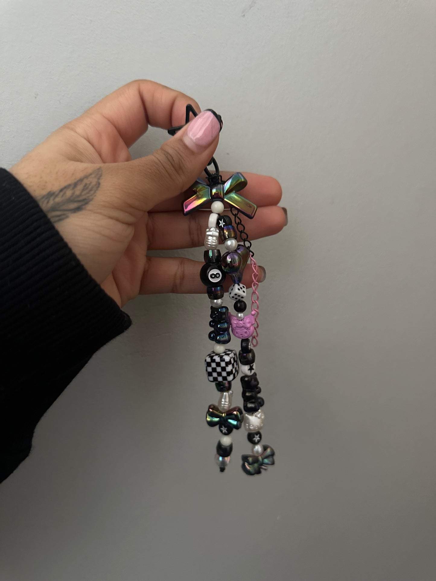 Pink Kuromi bag charm