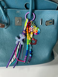 Abby bag charm (blue dog)