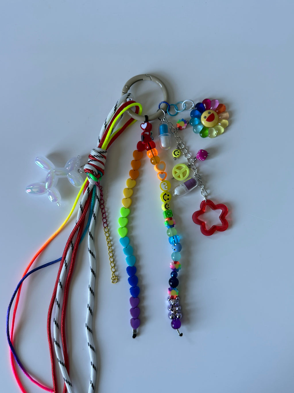Abby bag charm (white dog)