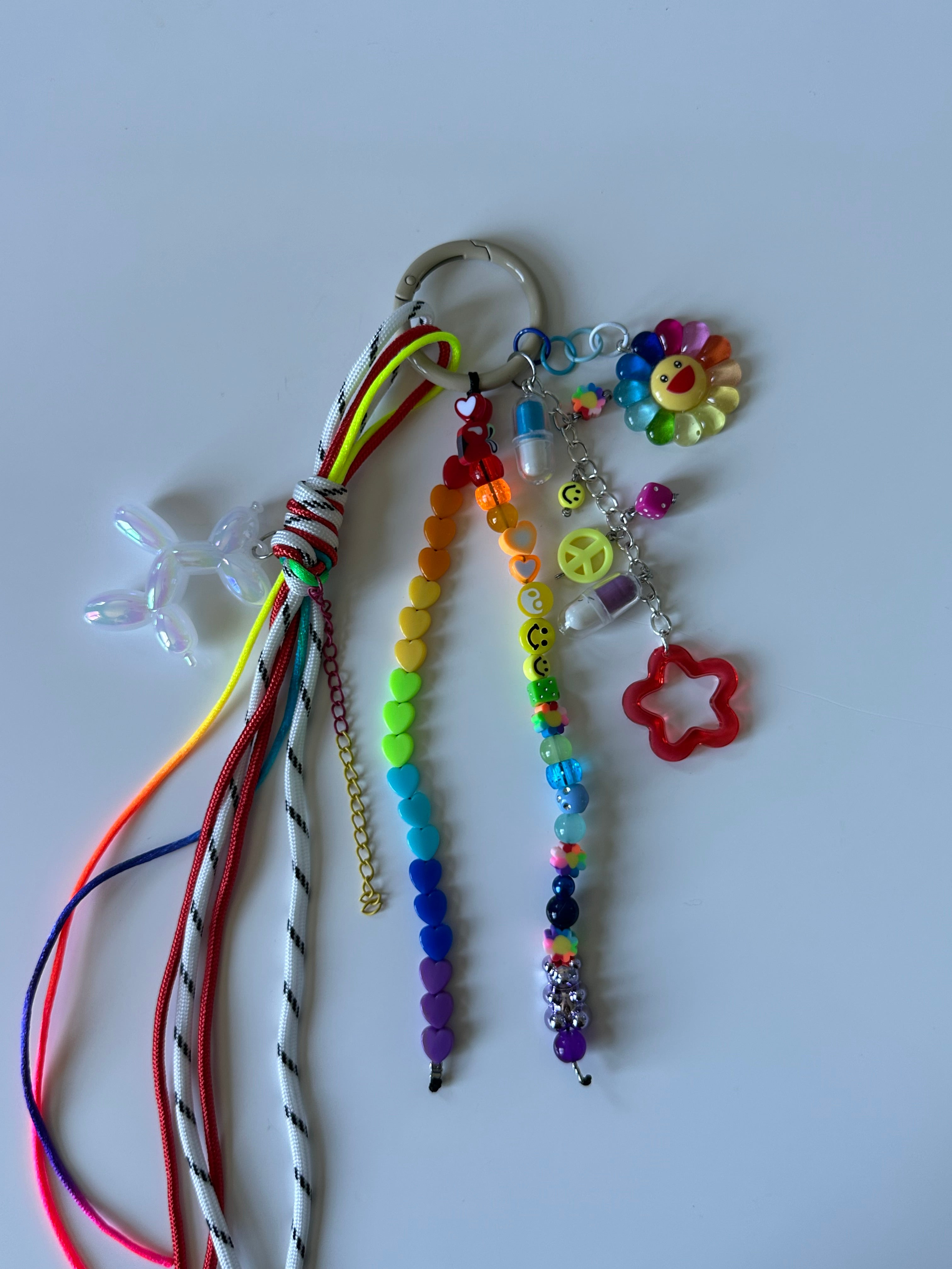 Abby bag charm (white dog)
