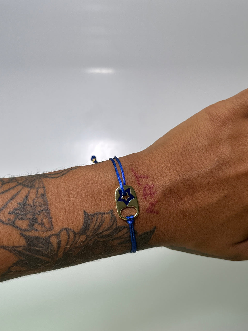 Luna adjustable bracelet (blue Gold)