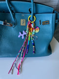 Abby bag charm (purple dog)