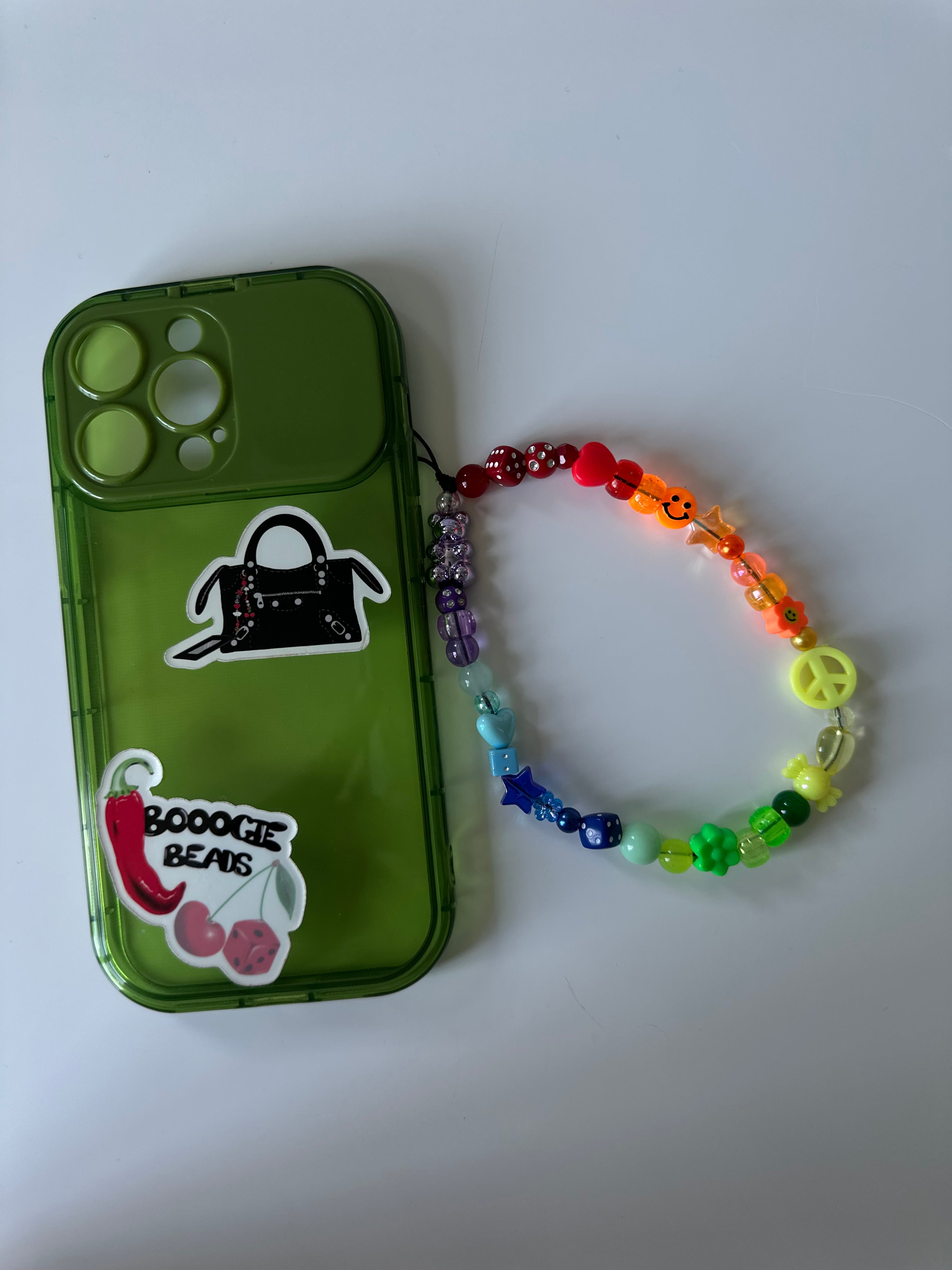Rainbow phone charm