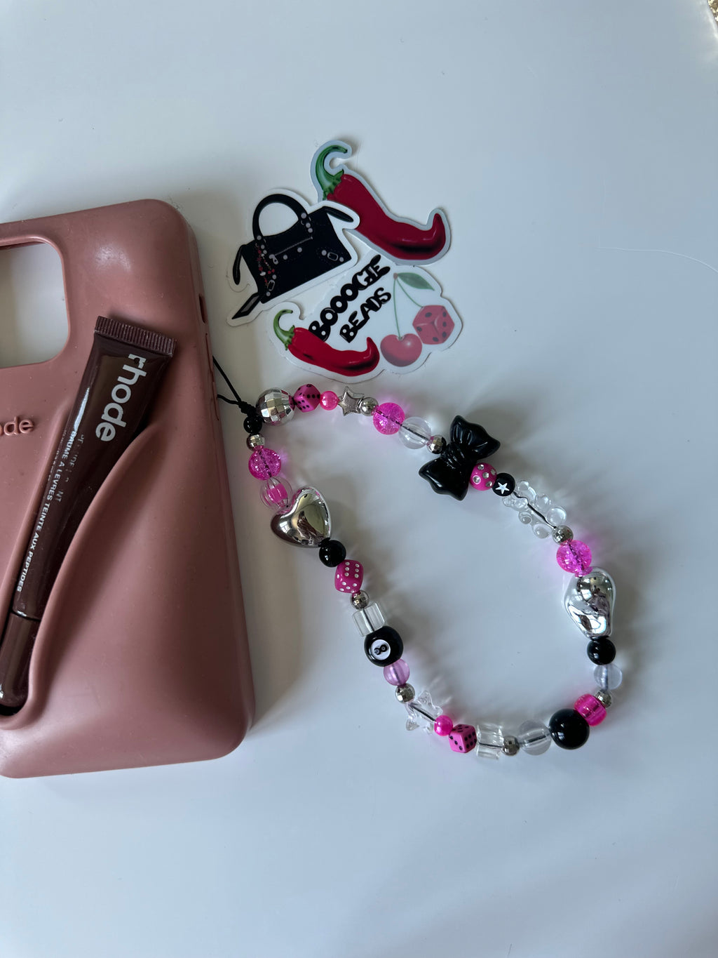 Rockstar phone charm