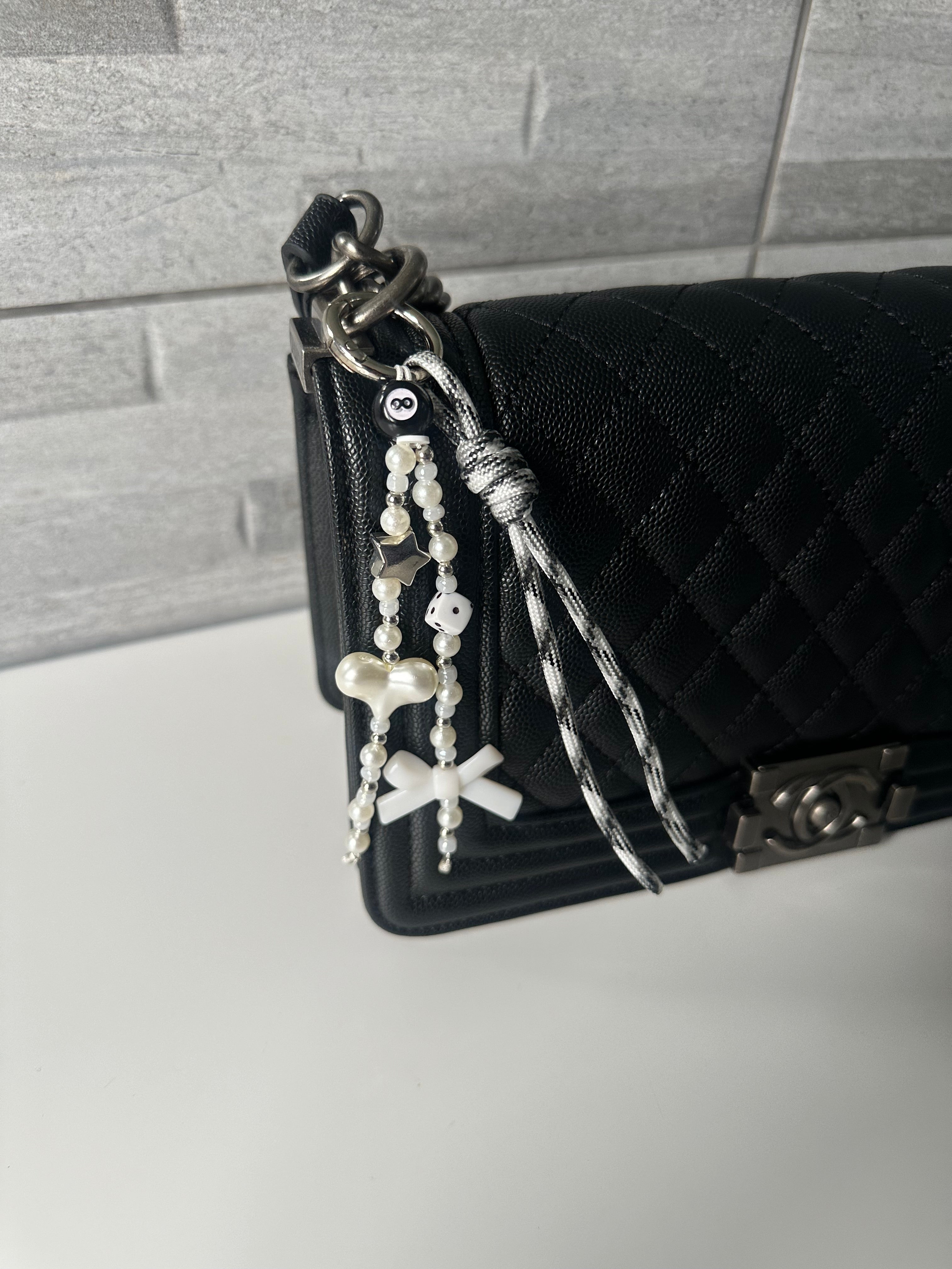 Angel (silver) bag charm