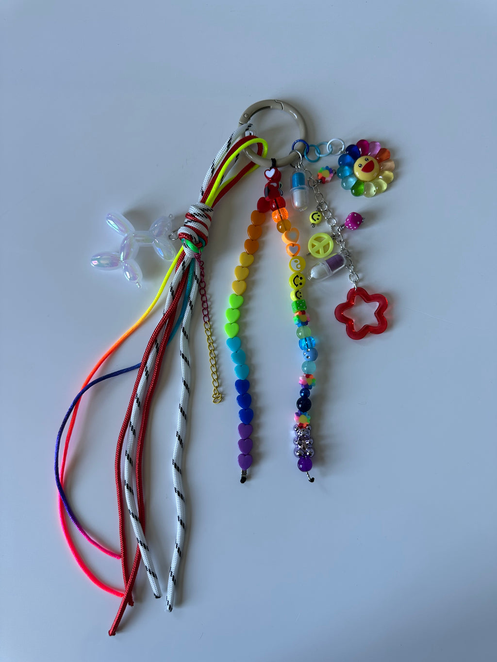 Abby bag charm (white dog)