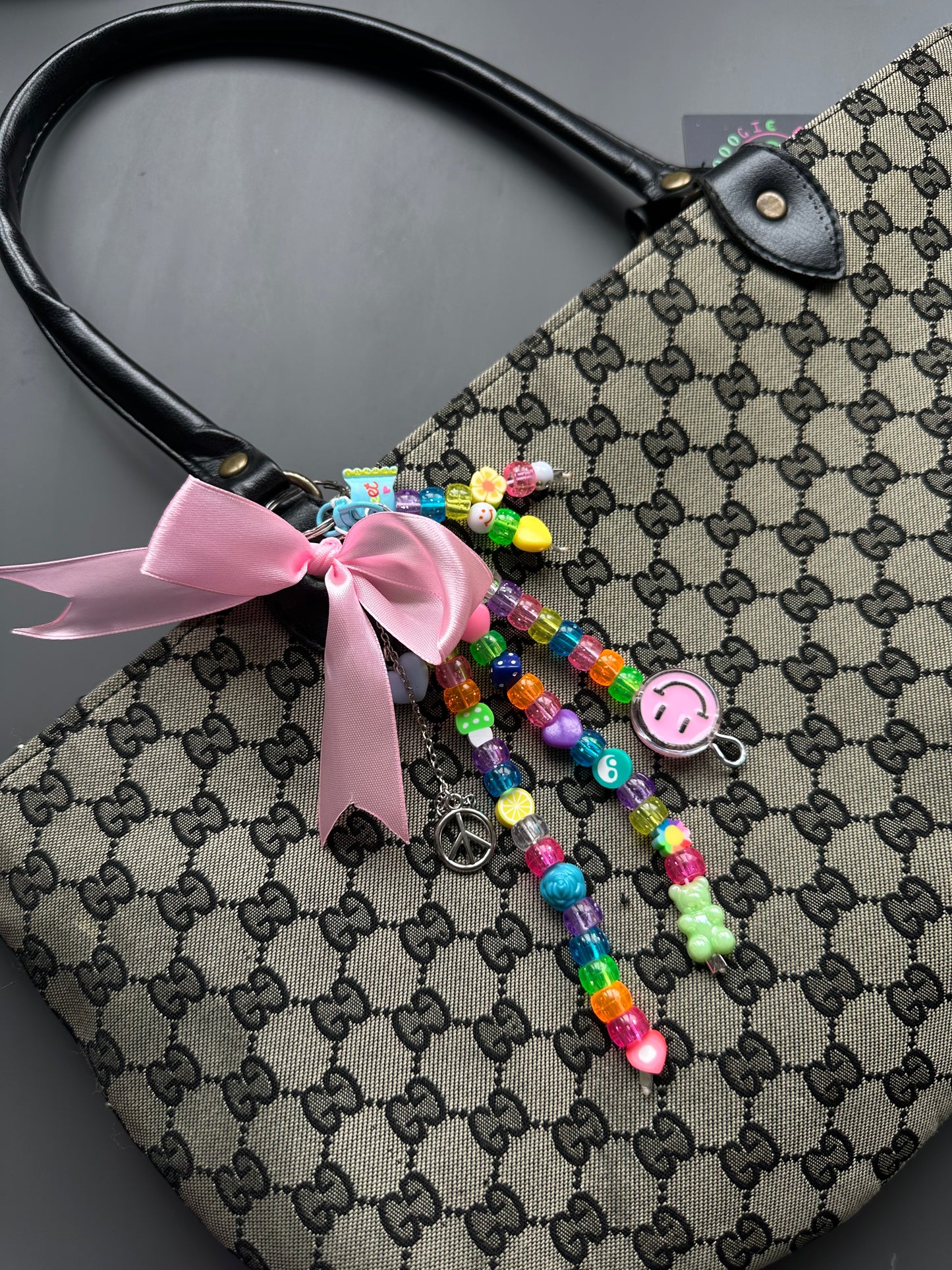 Bow bag charm