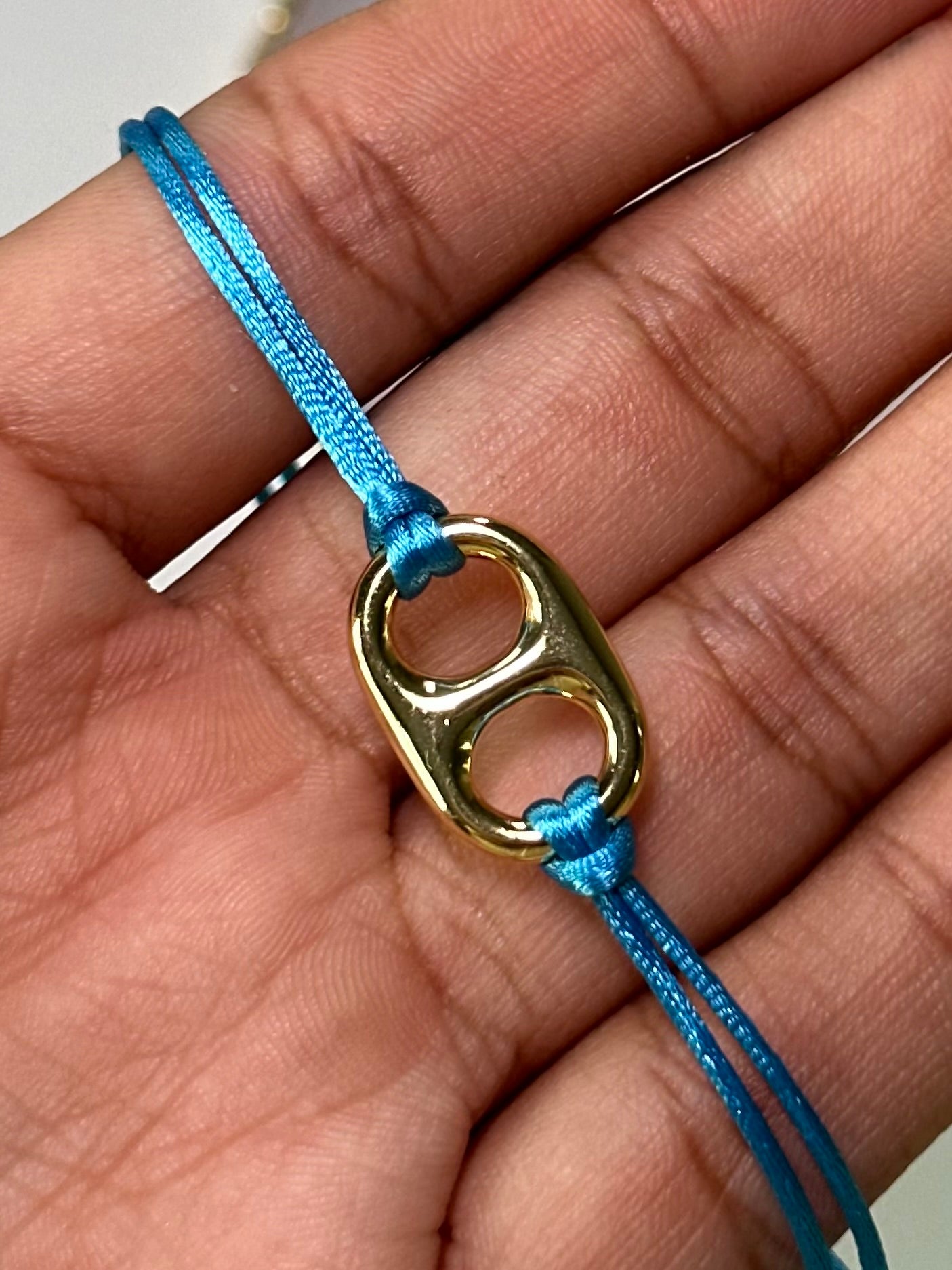 Bubble adjustable bracelet (Gold)