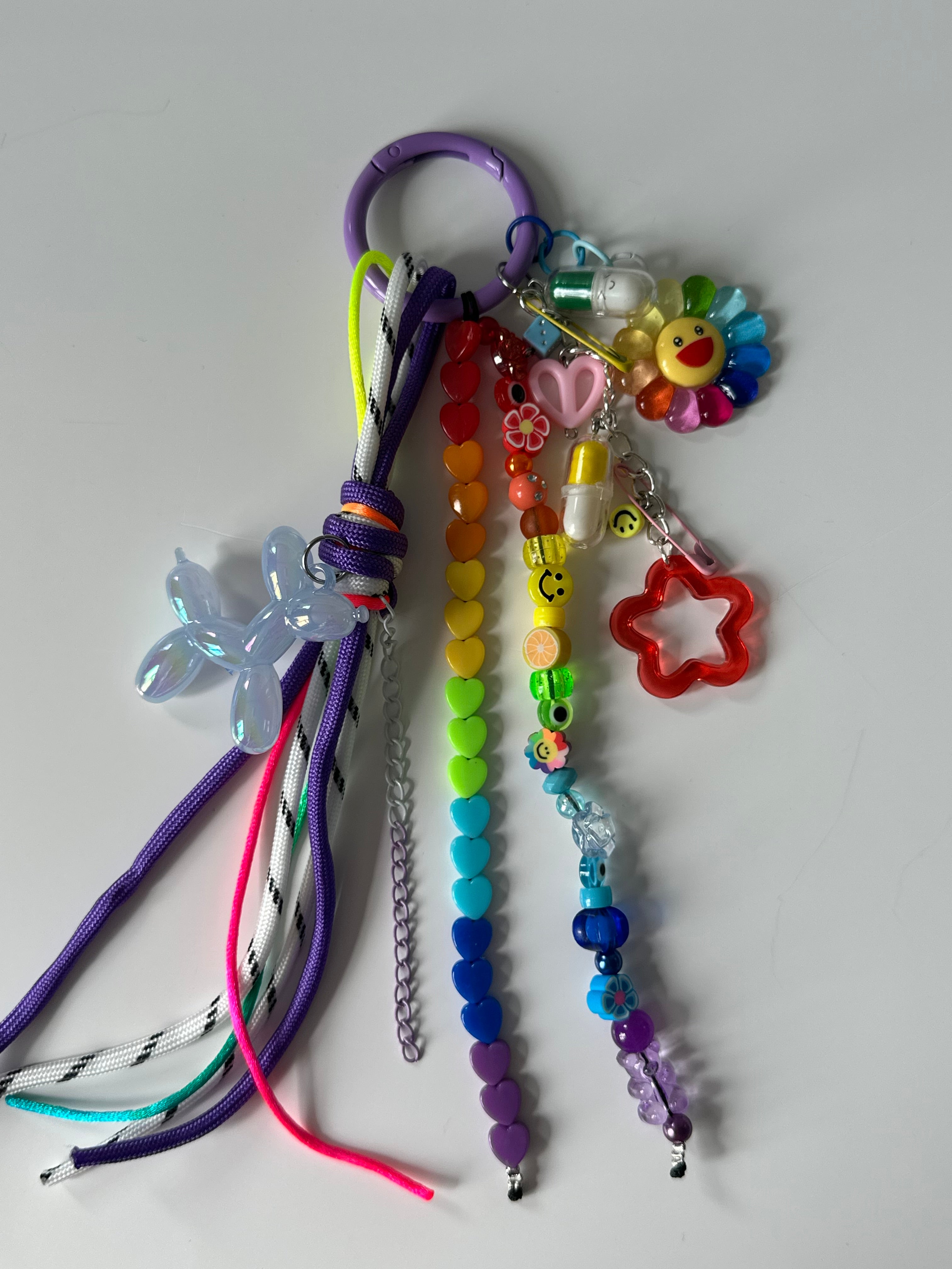 Abby bag charm (blue dog)
