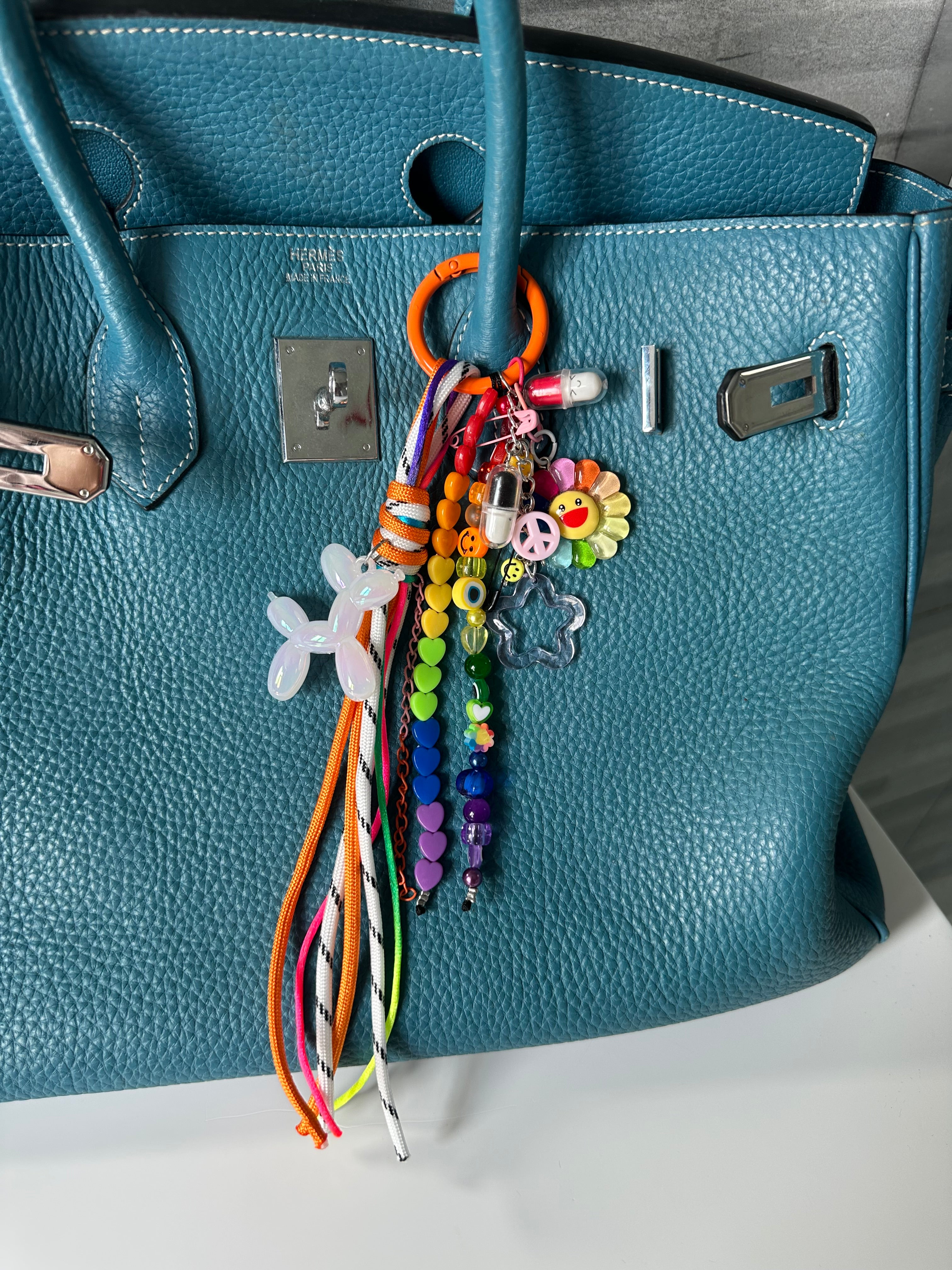 Abby bag charm (orange)