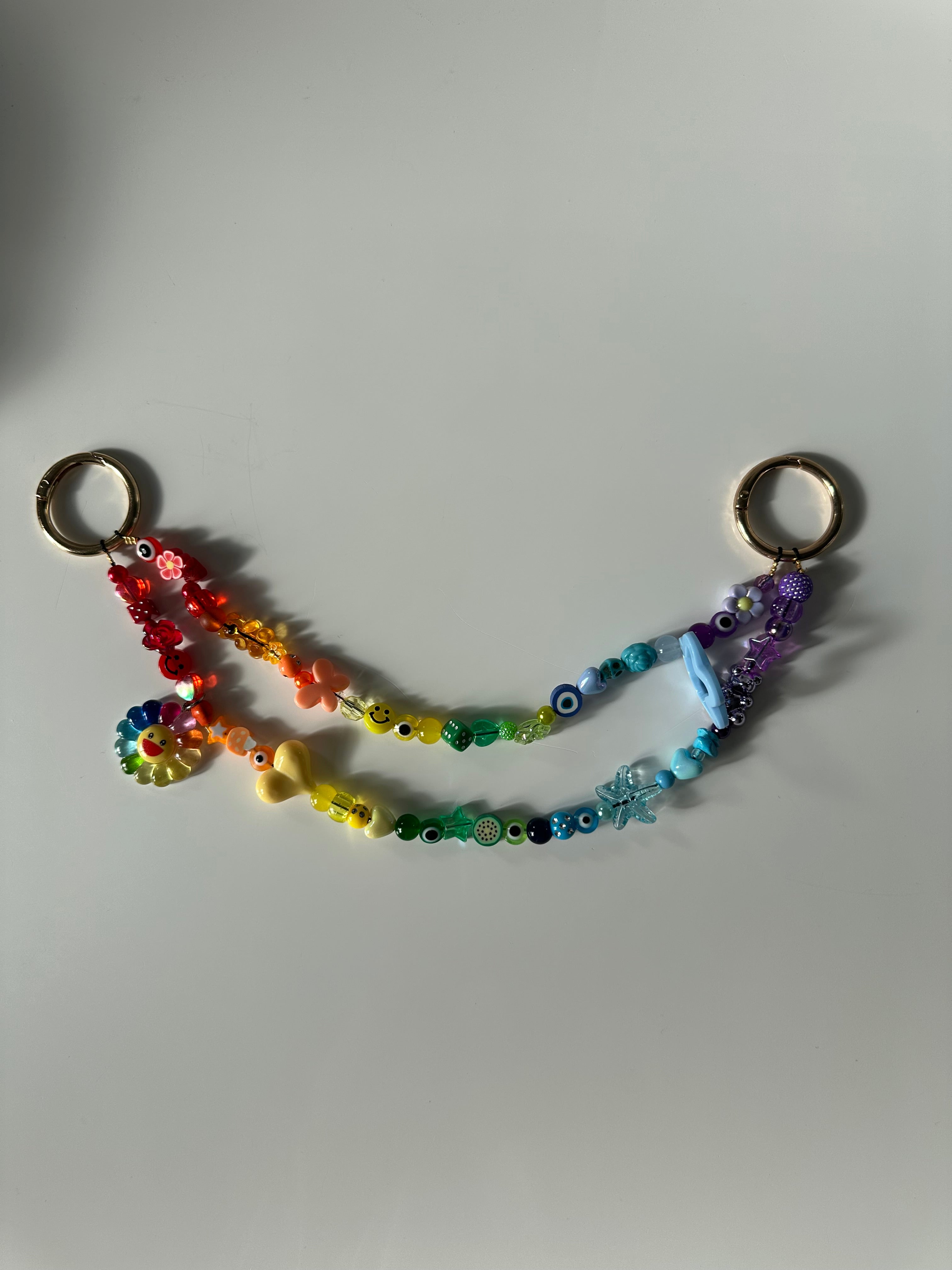 Iris bag charm