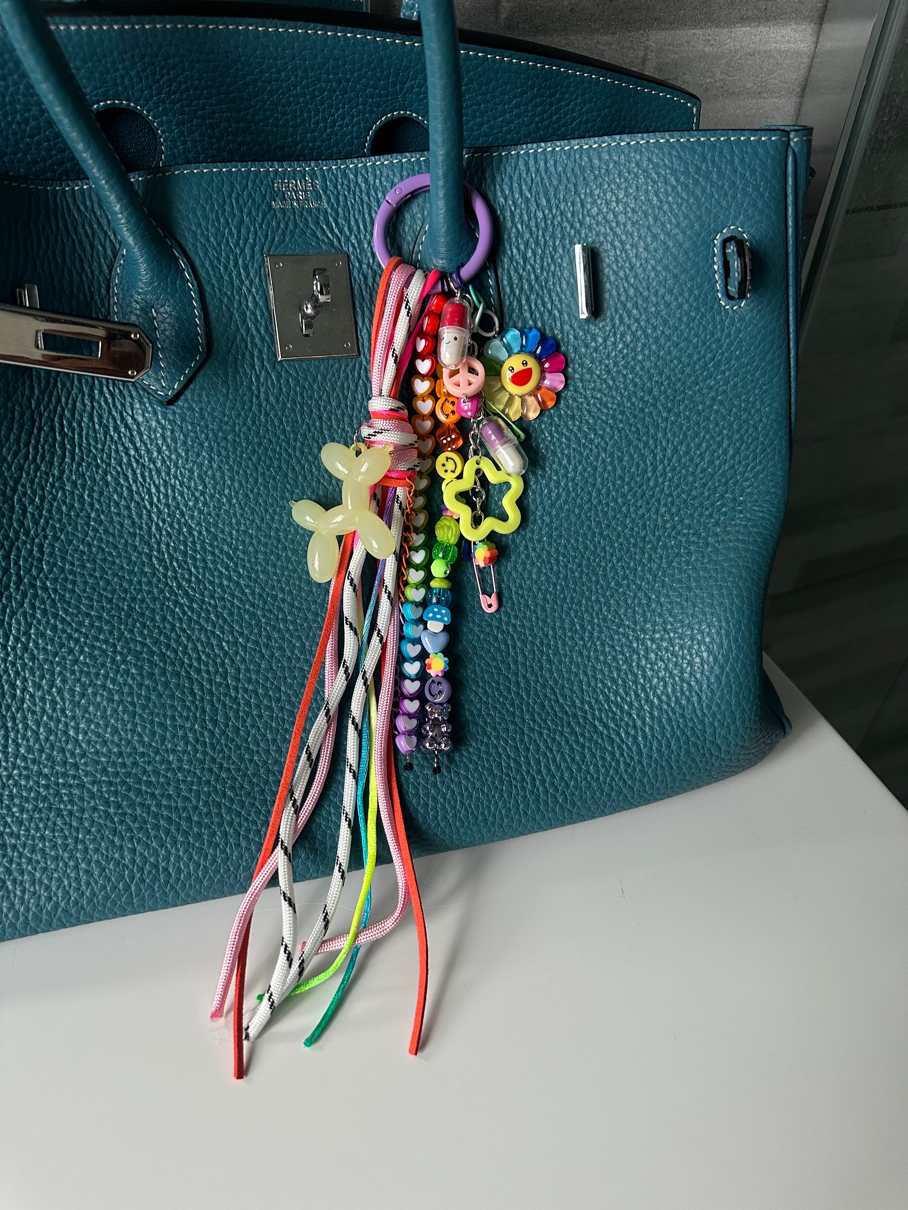 Abby bag charm (yellow dog)