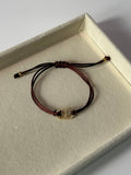 Crystal adjustable bracelet (gold)