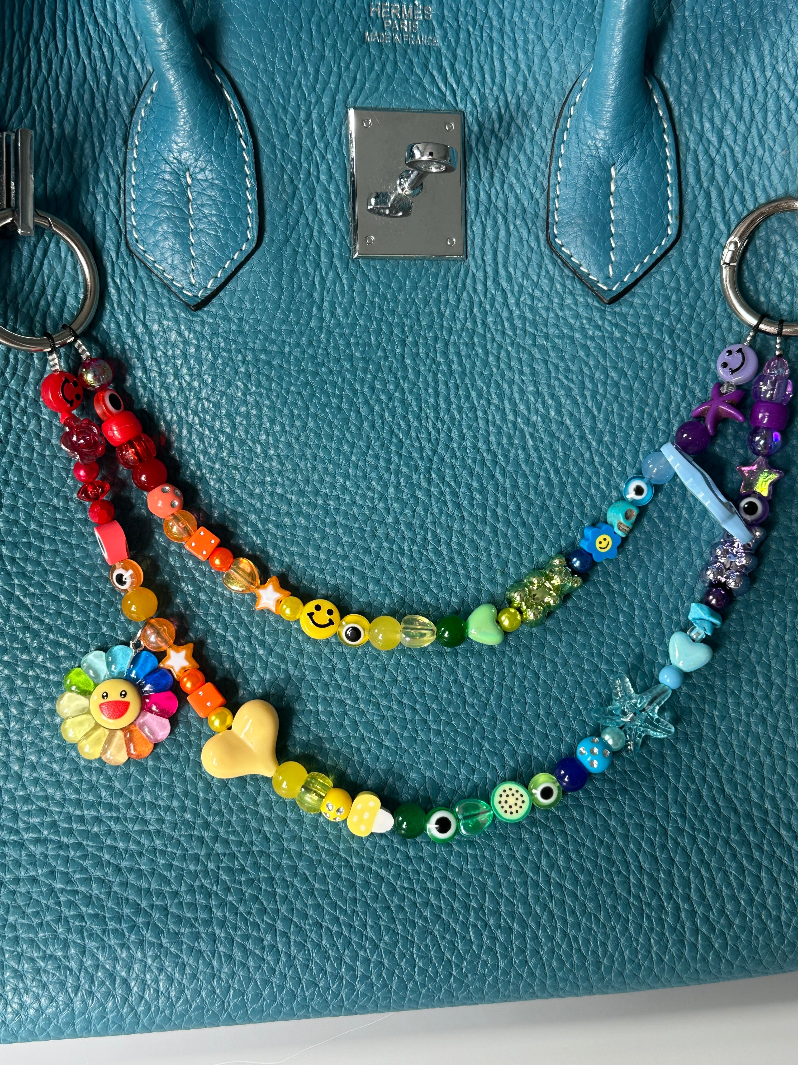 Iris bag charm