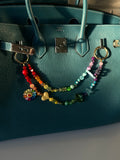 Iris bag charm