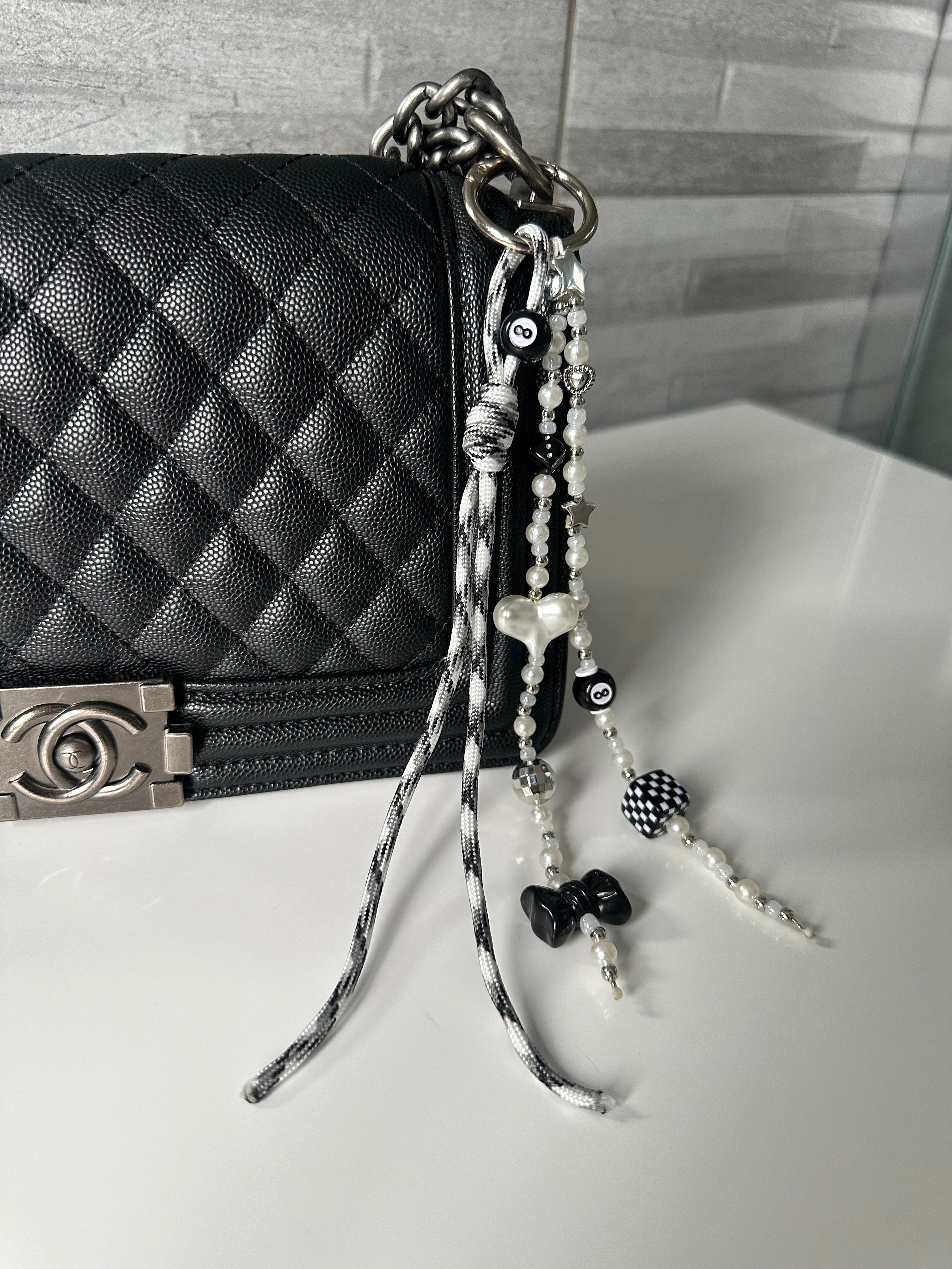 Angel (XL silver) bag charm