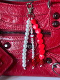 Queen of hearts bag charm