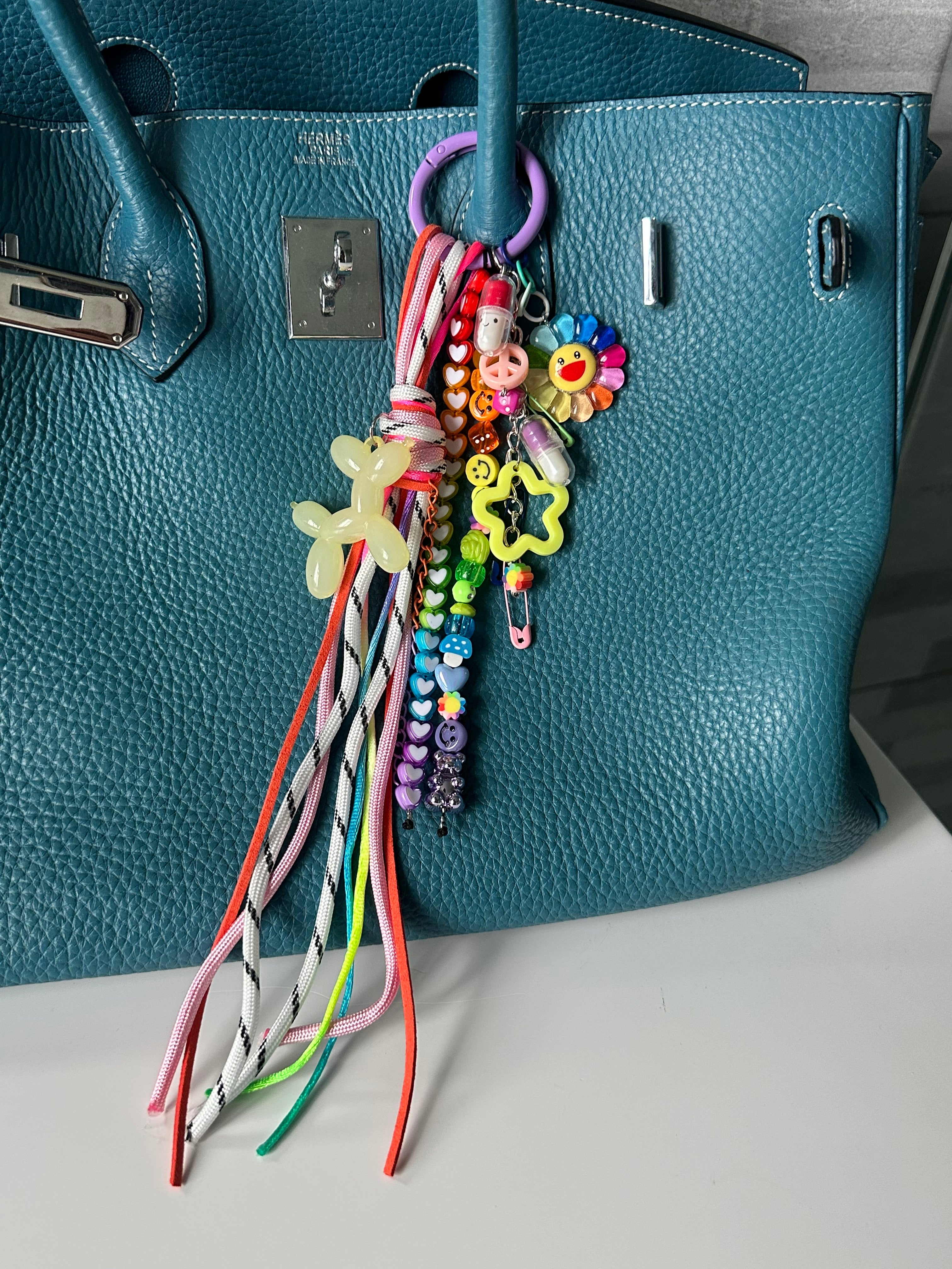 Abby bag charm (yellow dog)